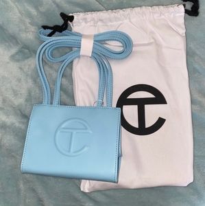 Small Telfar Bag- Baby Blue
